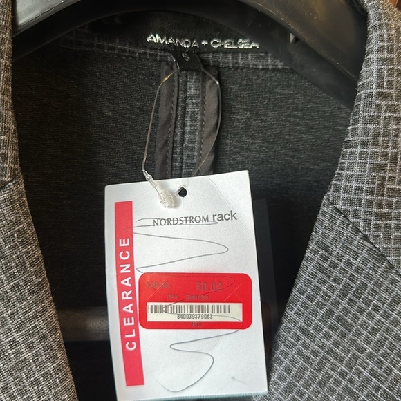 Amanda & Chelsea smart grey jacket size small NWTs - Picture 3 of 5